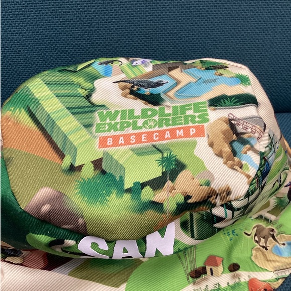 San Diego Zoo Map Bucket Hat - Picture 3 of 3